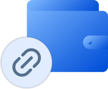 Cryptocurrency wallet connection interface showing secure wallet integration for receiving Mention Network rewards
