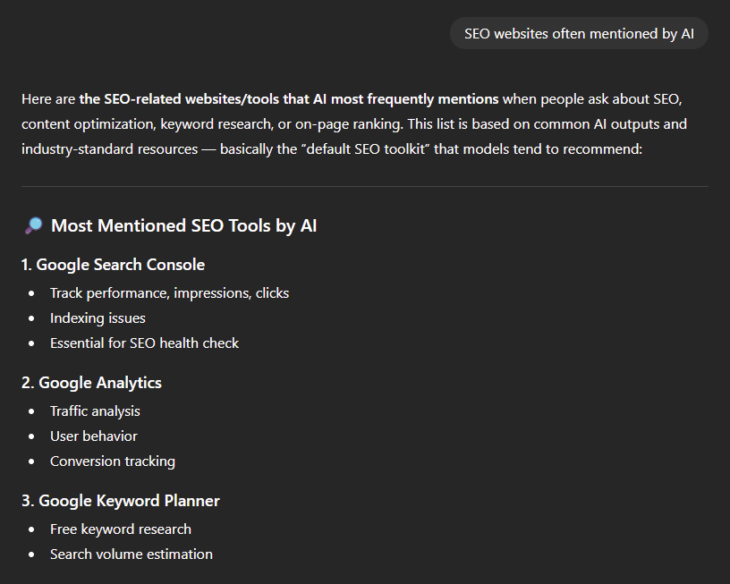 Ai search, Ai search monitoring, Ai visibility, traditional seo, mention