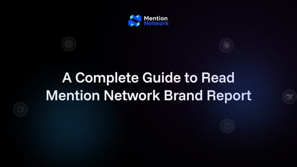 Brand, AI, Visibility, citation, report